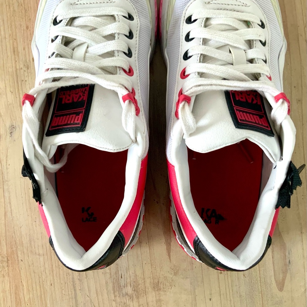 Karl Lagerfeld, Puma Collab Sneakers, Sz 10 - Picture 8 of 12